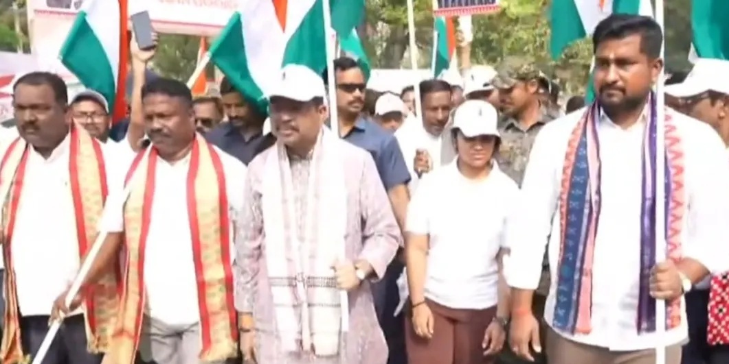 ସମ୍ବଲପୁର ଓ ଯାଜପୁରରେ ବିଶାଳ ପଦଯାତ୍ରା